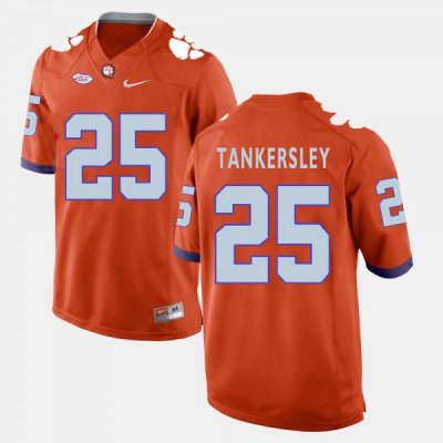 Clemson Tigers Cordrea Tankersley Men's #25 Orange College Football Jersey 2405VUMF6