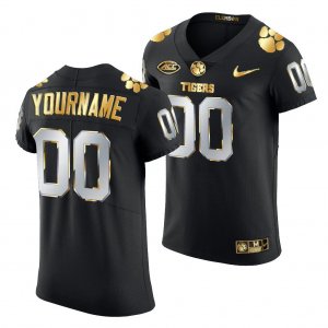 Clemson Tigers Custom Men's #00 Black Golden Edition Authentic College Football Jersey 2405UDRM2