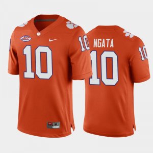 Clemson Tigers Joseph Ngata Men's #10 Orange Game Home College Football Jersey 2405SHTX5