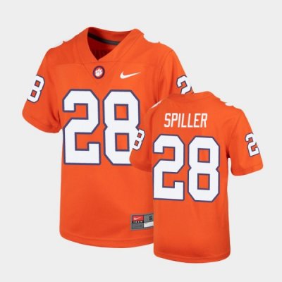 Clemson Tigers C.J. Spiller Youth #28 Untouchable Replica Orange College Football Jersey 2405FASY5