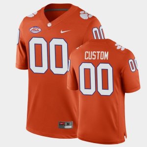 Clemson Tigers Custom Men's #00 Orange Game Home College Football Jersey 2405TAWI5