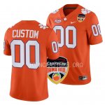 Clemson Tigers Custom Men's #00 2022 Bowl Orange Orange College Football Jersey 2405XMGX6